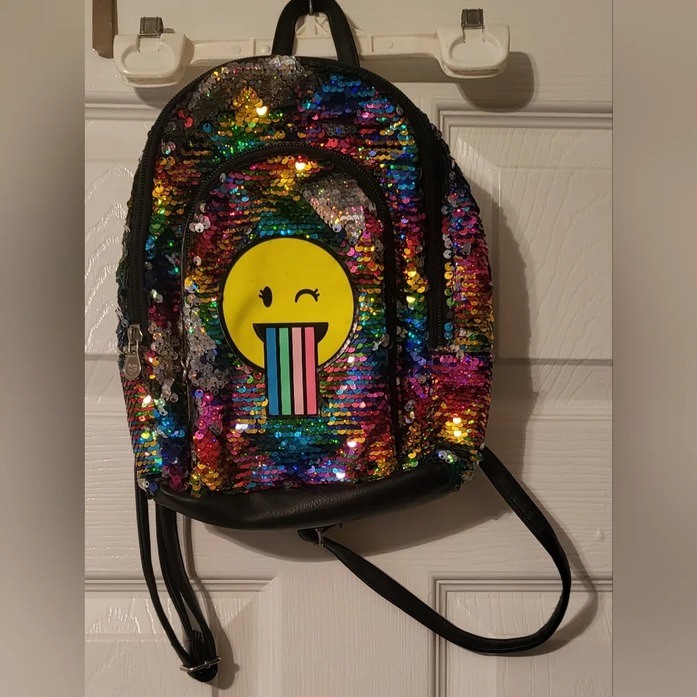 Justice Sequin Backpack